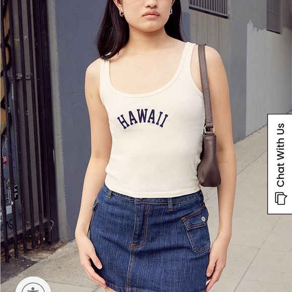 Brandy Melville Hawaii Tank Top - Picture 4 of 5